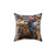 Trump Building Wall Pillow - Patriotic USA Decor