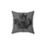 Canadian Maple Leaf Grunge Distressed Pillow