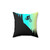 Colorful Mountain Bike Throw Pillow