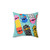 Retro Skateboards Pattern Pillow
