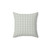 Desert Sage Gingham Check Throw Pillow