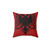 Vintage Albanian Flag Pillow - Patriotic Home Decor