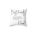 Best friend quote pillow with typography design