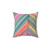 Warm Prism Watercolor Throw Pillow