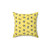 Decorative bee pattern pillow