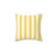 Vertical Striped Yellow Accent Pillow