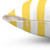 Vertical Striped Yellow Accent Pillow