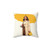 Beautiful woman with umbrella pillow design