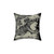 Gia Girl Black Skull Pillow