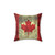 Canadian Flag Distressed Pillow