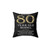 80th Birthday Funny Vintage Car Pillow