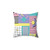 Retro 90s / 80s Memphis Pattern Decorative Pillow