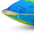 Bright Colored Throw Pillow from the Brights Collection