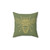 Yellow Bee Patterned Throw Pillow