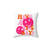 Preppy Pink and Orange Decorative Pillow