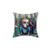 Laboratory of Thoughts Pillow featuring Herakut Graffiti Art