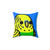 Colorful Budgie Pillow with Birds