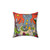 Cat City Decorative Pillow featuring cute cartoon cats
