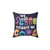 We Scare Because We Care Monsters Decorative Pillow