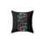 Synthesize Pillow with Skull and Skeleton Design