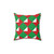 Christmas Letters Background Pillow