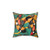 Koi Watergarden Jade Decorative Throw Pillow