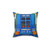 Colorful Greek Taverna-Inspired Pillow