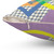 Colorful abstract geometric throw pillow