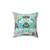 Butterfly Garden Floral Pillow
