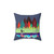 Retro mountain bike pillow