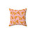 Pizza themed decorative throw pillow