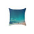 Summer Days Surfing Pillow with Coastal Landscape