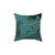 Fantasy Mermaid Skull Decorative Pillow