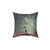 Vintage Nostalgia Pillow with Pop Art Space Design