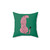 Tropical Pop Art Leopard Decorative Pillow