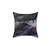 Abstract moody ink watercolor pillow