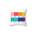 PANTONE Rainbow Throw Pillow
