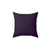 Aubergine Purple Pillow - Solid, Minimalist Cushion