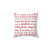 Red Dwarf Themed Lyrics Pillow