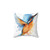 Colorful Kingfisher Watercolor Pillow