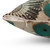 Dark Academia Coastal Teal Pillow