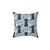 Cute Black Toy Poodle Pillow