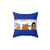 Comfortable political pillow with witty design