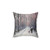 Greyhound Christmas Pillow with Winter Landscape