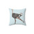 Ostrich Figure Skating Decorative Pillow