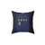 Police Box Christmas Knit Pillow