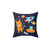 Cosmic Cats Space-Themed Accent Pillow