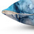 Alcohol Ink Painting Pillow - White Sand Blue Sea