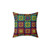 Crochet Granny Square Patterned Pillow