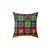 Crochet Granny Square Patterned Pillow